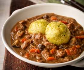 Beef, Ale and Dumpling Stew