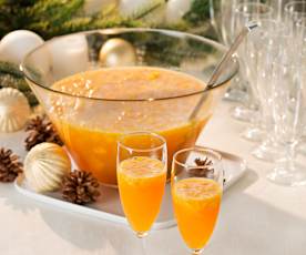 Tropischer Sektcocktail