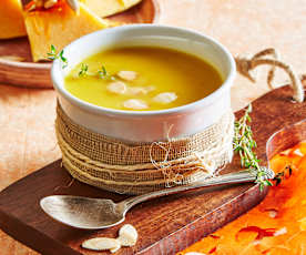 Crema de calabaza rostizada