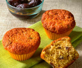 Muffin integrali alle prugne