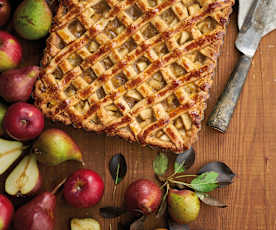 Tarte de maçã e pêra