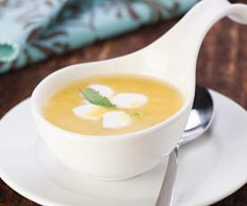 Linsen-Orangen-Suppe