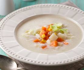 山藥豆奶蔬菜濃湯