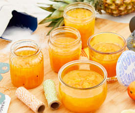 Confiture ananas-mangue