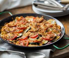 Autumn vegetable gratin