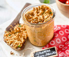 Rillettes de thon à la tomate