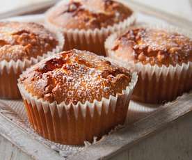 Muffin al cioccolato bianco