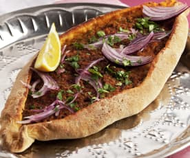 Pizza turca (Lahmacun)