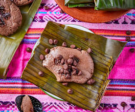 Tamales de chocolate