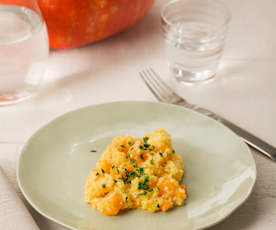 Arroz con calabaza para deportistas