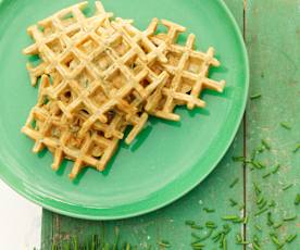 Waffles de legumes