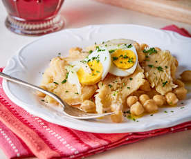 Garbanzos con Bacalao