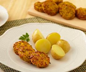 Čočkové biftečky s mrkví