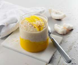 Kokosmilchreis mit Mango