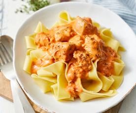 Hähnchen-Tomaten-Ragout mit Gin