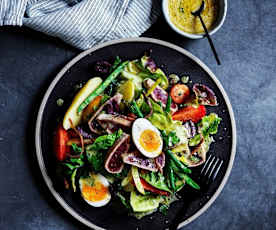 Tuna nicoise salad (gut health)