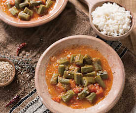 Okras con tomate (Argelia)