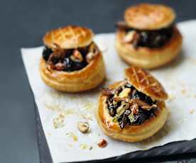 Feuilletés d'escargots aux pleurotes