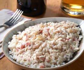 Risotto alla birra