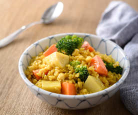咖哩蔬菜炊飯