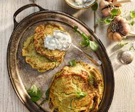 Cuketovo-cizrnové placičky