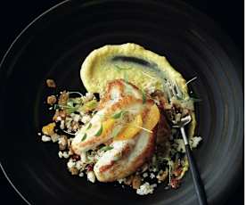 John Dory with cauliflower couscous and corn purée (Mark Southon)