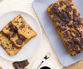 Plumcake ricotta, caffè e cioccolato