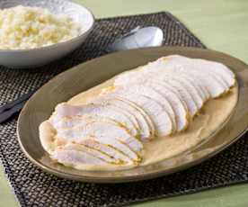 Pechuga de pavo al curry