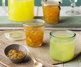 Mermelada y refresco de cítricos