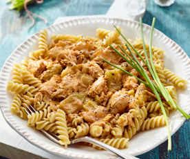 Schmorgurken-Puten-Gulasch