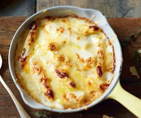 Gratin d'asperges à l'appenzeller