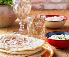 Pita e tzatziki