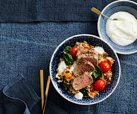 Gemüsereis mit Lamm