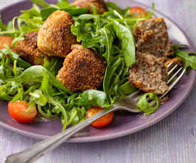 Cauliflower and Black Bean Balls