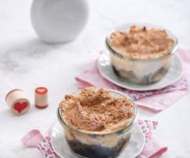 Zapiekane banany w czekoladzie pod kokosanką