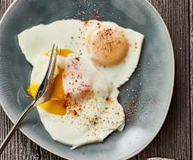 Steamed Eggs Sunny Side Up