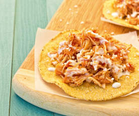 Shredded chicken in tomato sauce (Tinga de Pollo)