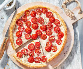 Schneller Tomaten-Ricotta-Pie