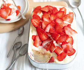 Tiramisu aux fraises