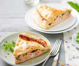 Tourte saumon-oseille