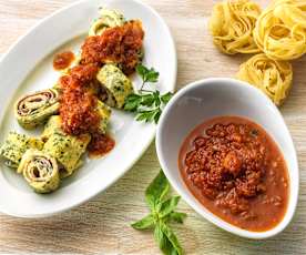Ragoût de légumes cuits au varoma avec omelette
