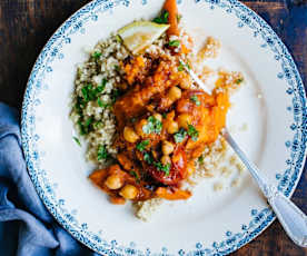 Guiso de verduras de raíz