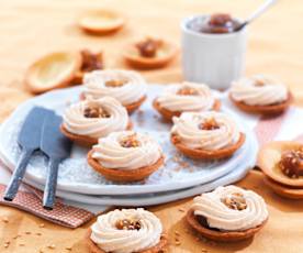 Douceur ardéchoise, mini-tartelettes à la crème de marron