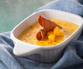 芒果烤布蕾與卡滋肉桂