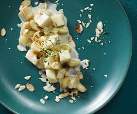 Celerové ragú s mandlemi