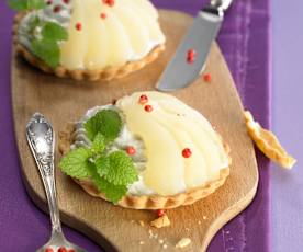 Gorgonzola-Törtchen mit Birne