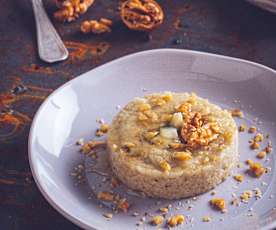 Risotto al gorgonzola e noci al miele