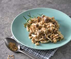 白醬野菇燕麥燉飯