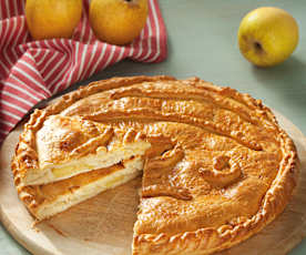 Empanada de bacalao y manzana