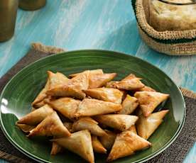 Samosas de pollo - India